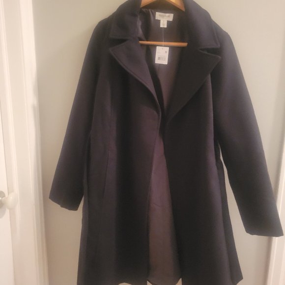 Motherhood Maternity Jackets & Blazers - Motherhood Maternity black coat